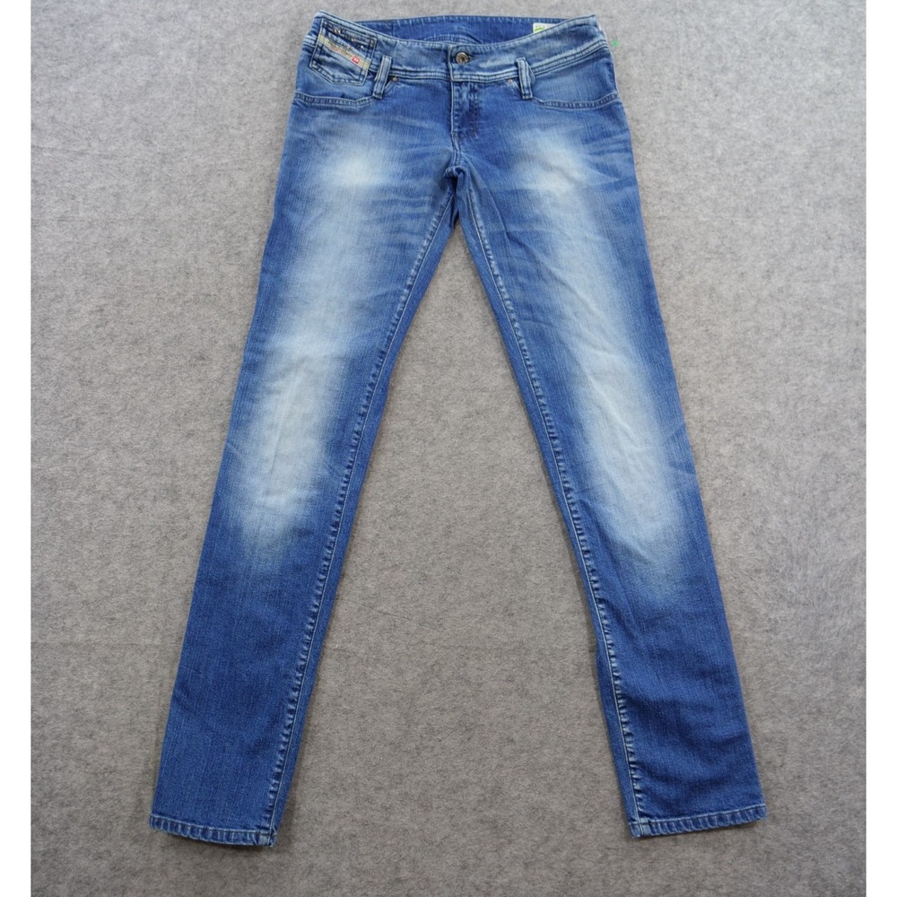 Diesel Matic Jeans Womens 30 Blue Denim Slim Straight Stretch Wash 008L5
